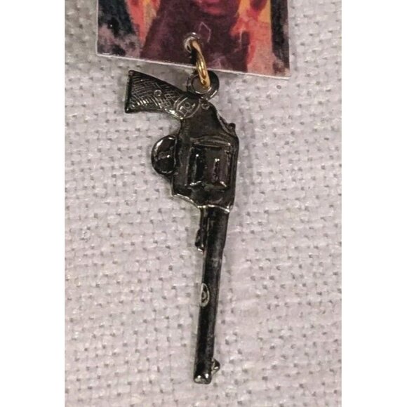 Steven Mcgovney Earrings Western Pulp Dangle Handcrafted Cowboy Romance Kitschy - Picture 9 of 13